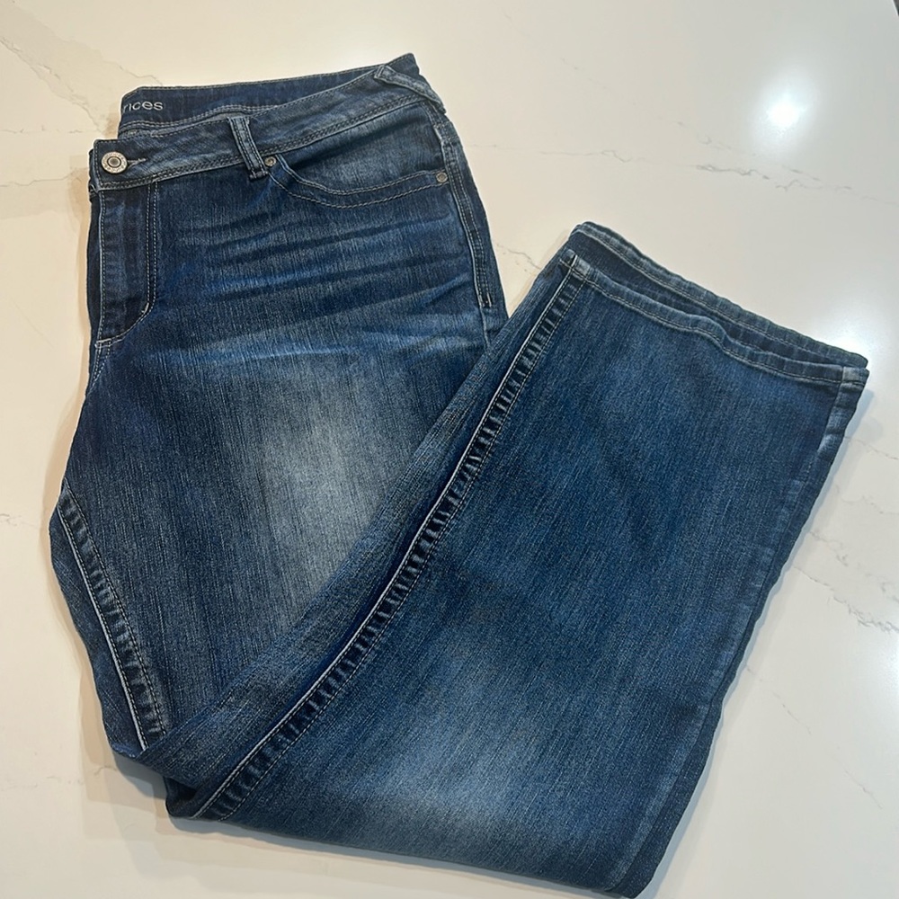 Maurice’s slim boot jeans plus size 20w
